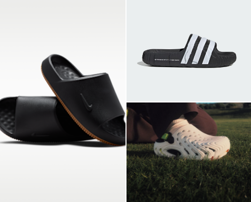 Sneaker Slides I'm obsessed with : 9 Pairs for Summer. cover photo collage