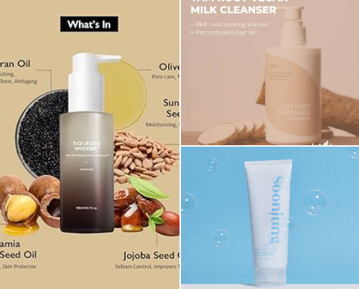 Korean Skincare for dry skin cover photo collage