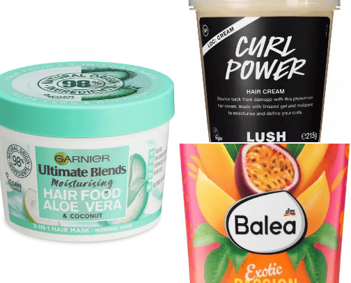 Cury hair products cover photo collage
