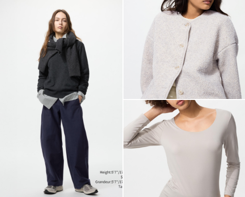 Uniqlo Fall Wardrobe Essentials 🌻 cover photo collage