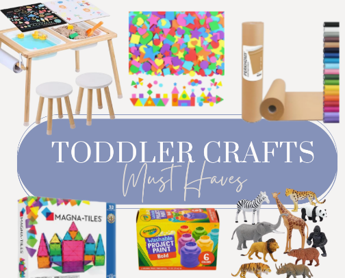 Toddler Activity MUST HAVES cover photo collage