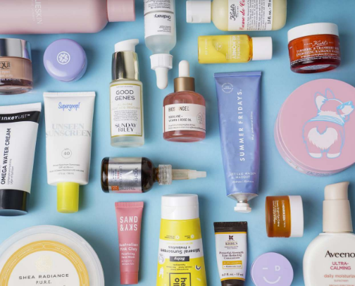 GLOWY SKINCARE FOR COMBINATION SKIN ✨🫧 cover photo collage