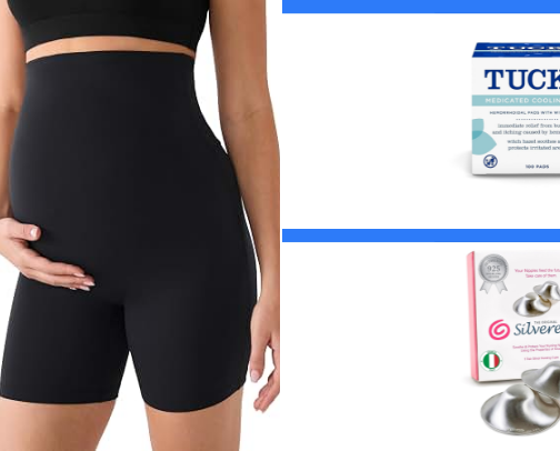 Favorite Pregnancy/Postpartum items cover photo collage
