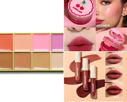 Everyday makeup routine cover photo collage