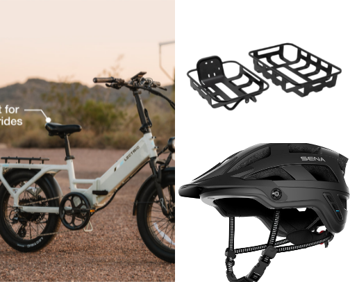 Bike riding around Cleveland cover photo collage