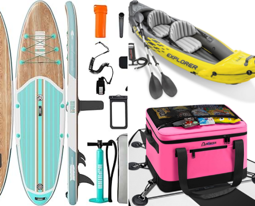 Paddle boarding must haves cover photo collage