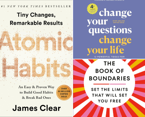 What's On My Bookshelf cover photo collage