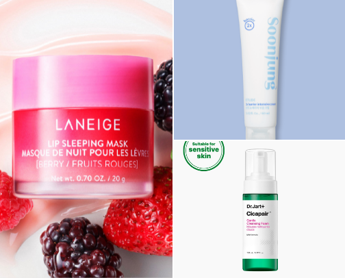 My favorite beauty recs cover photo collage