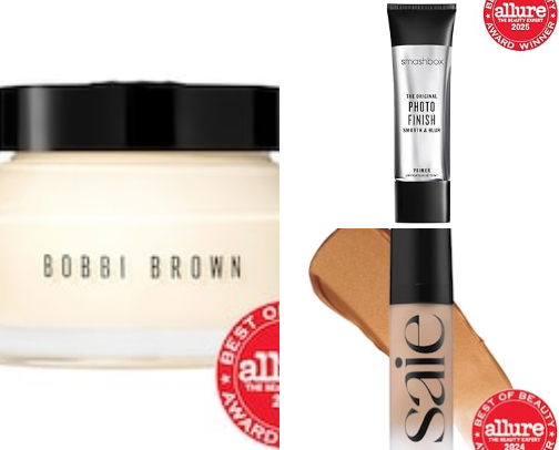 The Allure 2025 Best of Beauty Winners cover photo collage