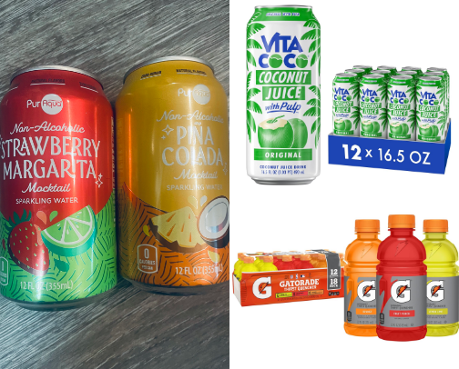 My favorite drinks cover photo collage