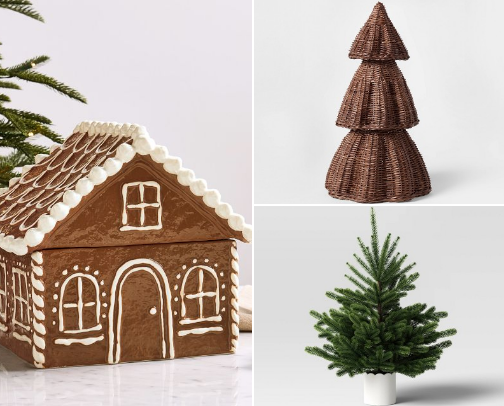 Organic Modern Christmas 🪵✨ cover photo collage