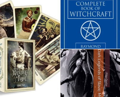 my witchy life needs, blessed be harm none🤍 cover photo collage