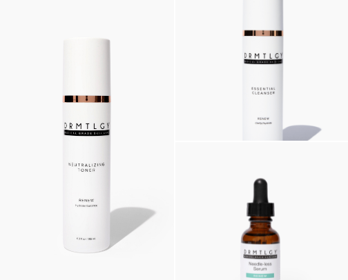 My skincare routines cover photo collage