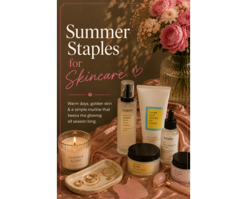 Staples for Skincare cover photo collage