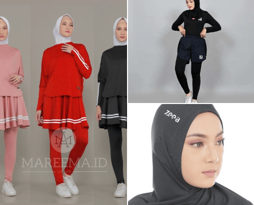 Kumpulan baju olahraga style cover photo collage