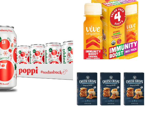 Favorite Food Finds: Top Snacks, Pantry Staples & Grocery Essentials cover photo collage