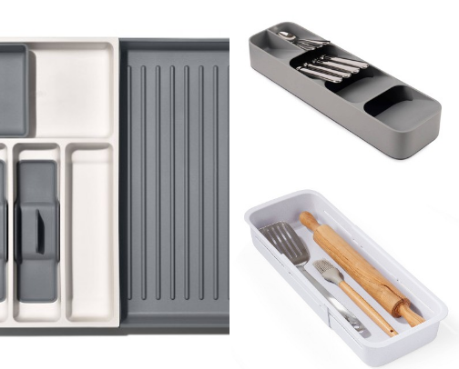The Kitchen Organizers I'd Buy If I Wanted My Cabinets to Feel Twice as Big cover photo collage