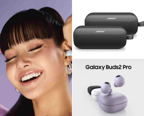Open-Ear & Bluetooth Earbuds cover photo collage