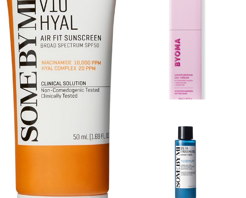 Skincare products I'm loving cover photo collage