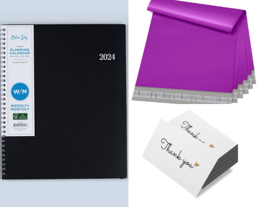 office organization for your 9-5 🖇️ cover photo collage