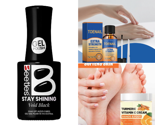 Salon-Quality Hand, Foot & Nail Care cover photo collage