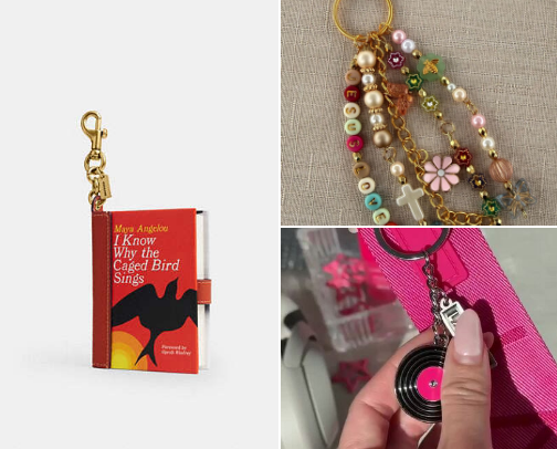 Pretty Little Add-ons: Bag Charms and Accessories cover photo collage