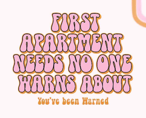 First Apartment Needs That No One Warns You About! cover photo collage