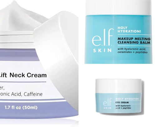 Skin care cover photo collage