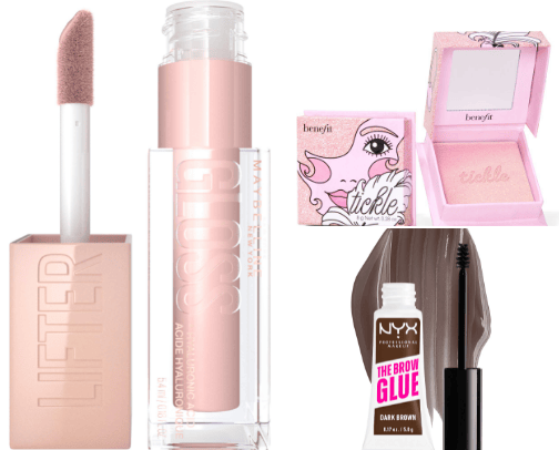 Take a peak into my makeup bag as a skin and makeup girly 🎀✨ cover photo collage