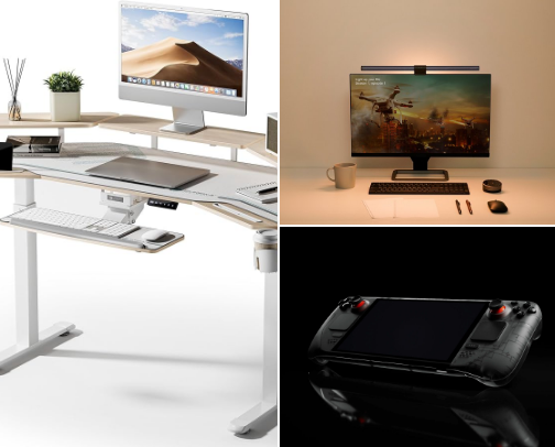 Clean Desk Setup (Work + Focus Mode) cover photo collage