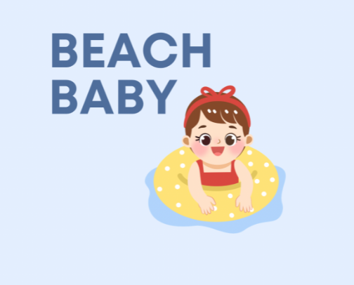 Beach Baby 🏖️ cover photo collage