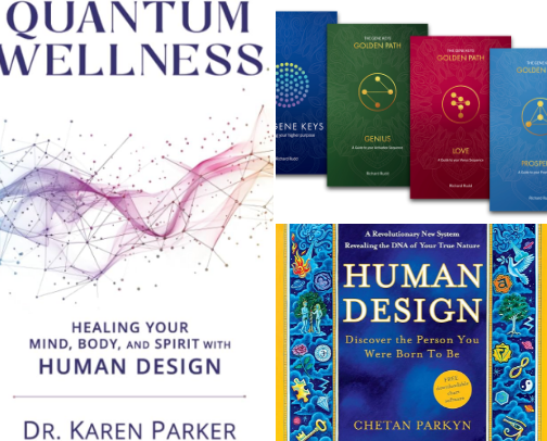 human design book recs cover photo collage