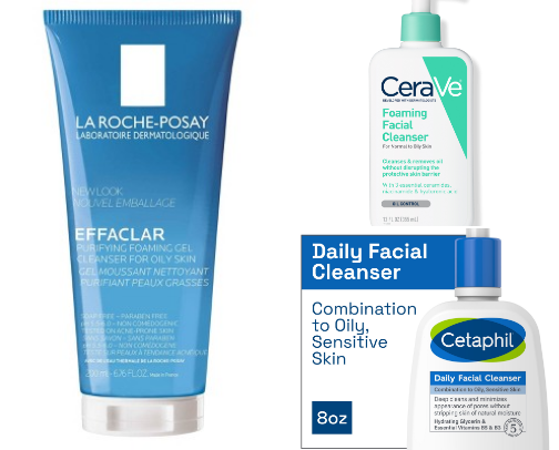 Skincare For Oily Acne-Prone Men cover photo collage