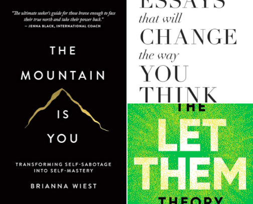 listen instead of scrolling: audiobooks that help you reset cover photo collage