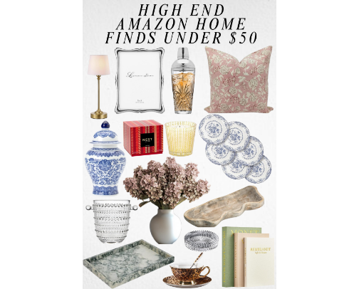 High End Amazon Home Finds Under $50 cover photo collage