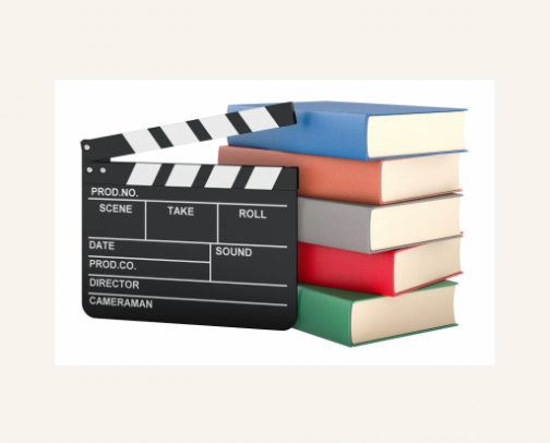 BOOKS MADE INTO MOVIES📕➡️🍿 cover photo collage