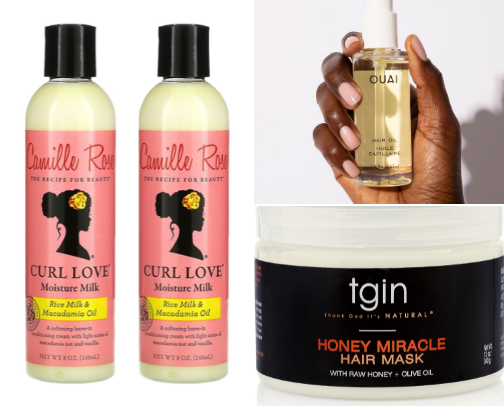 The Natural Hair Products That Saved My Dry Hair🙌👩🏽‍🦱 cover photo collage