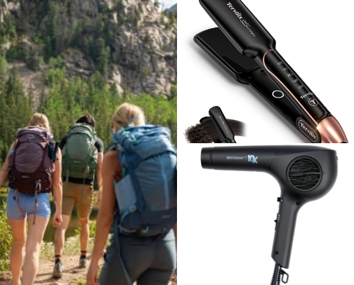 Hiking Bag cover photo collage