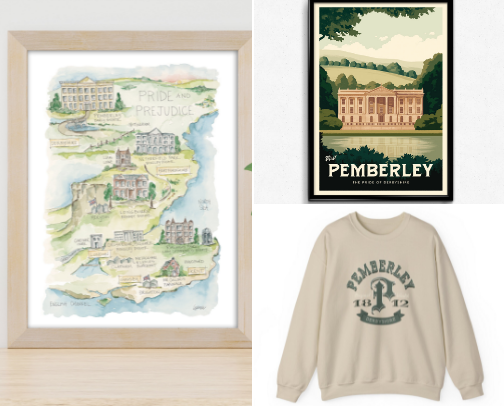 Gift Ideas for Jane Austen Fans cover photo collage