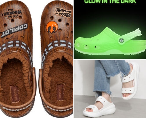 ORIGINAL CROCS 2025 COLLECTION - Amazon Best Sellers, Rare Collabs & Comfort Favorites. "Available in Canada." cover photo collage
