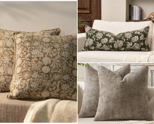 Amazon Throw Pillows Fall Inspired Cozy Home cover photo collage