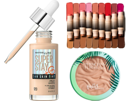 Summer Makeup Products cover photo collage