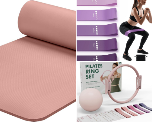 Home pilates essentials cover photo collage