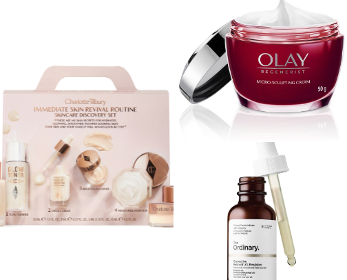 Skincare cover photo collage