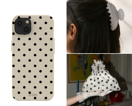 Polka dots, polka dots, polka dots cover photo collage