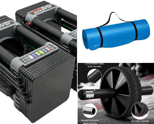 Home Gym Essentials cover photo collage