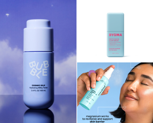 skincare favs cover photo collage