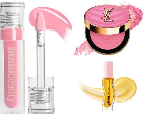 Cosmetics cover photo collage