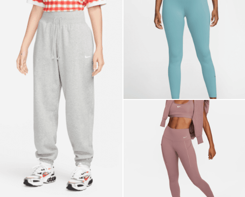 Best Nike clothes for workout and free time cover photo collage
