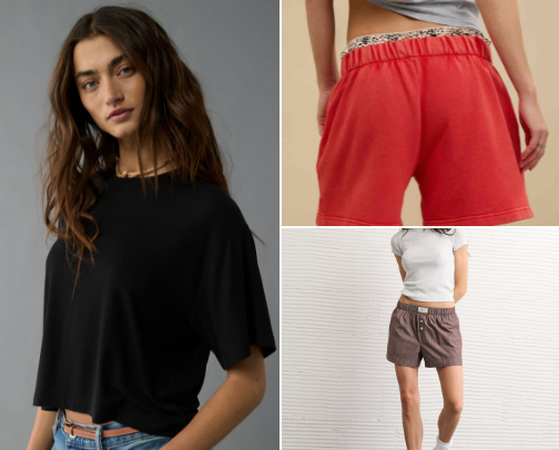AE + aerie cover photo collage